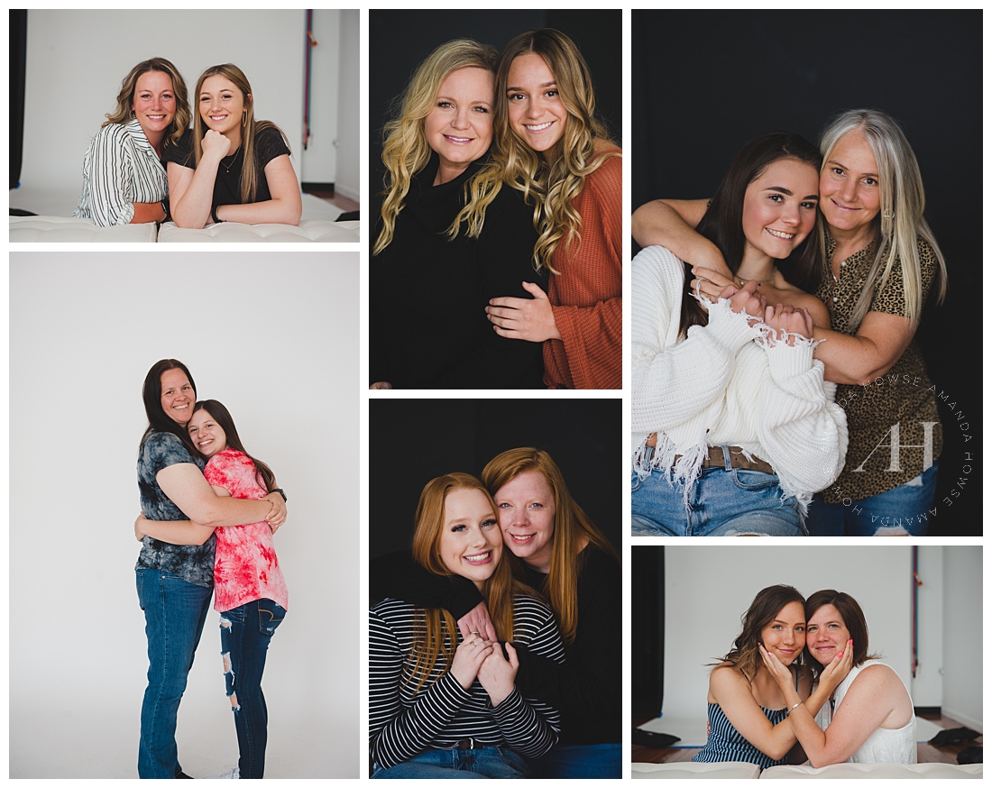 Mother Daughter Portraits for Mother's Day | Gift Ideas for Moms, Senior Portraits | Photographed by the Best Tacoma Senior Photographer Amanda Howse
