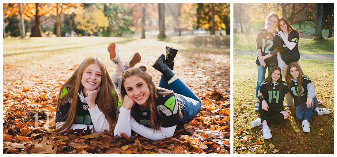 How to Style Athletic Wear and Jerseys for a Portrait Session | Seahawks Football Themed Portrait Session | 2020 AHP Model Team Year in Review