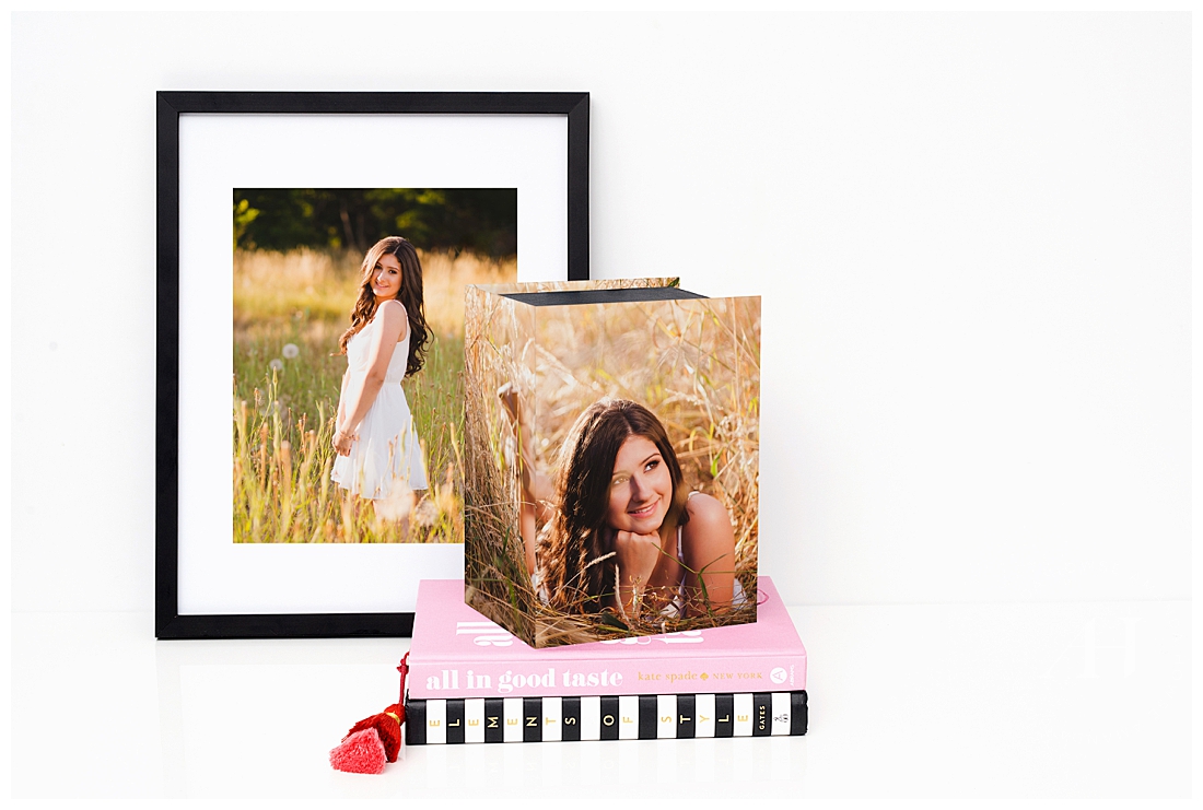 Professional Prints and Wall Hangings for Senior Portraits | How to Display Your Senior Portraits | Photographed by Tacoma Photographer Amanda Howse