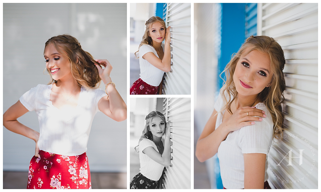 Senior Portraits for Musical Theater | How to Style Senior Portraits, Pose Ideas, Outfits, Hair and Makeup Trends | Photographed by Tacoma Senior Portrait Photographer Amanda Howse