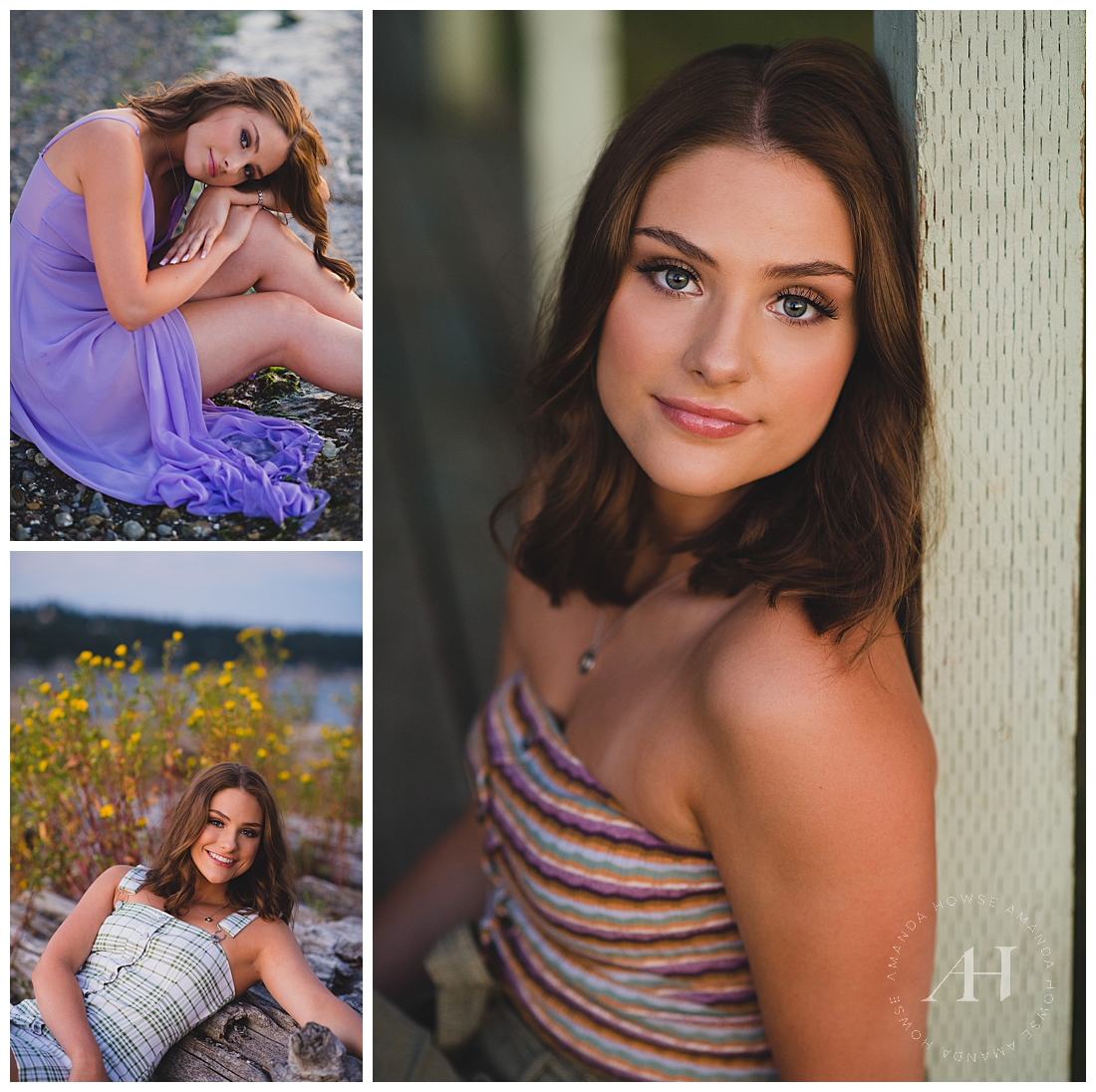 Cute Summer Outfits for Senior Portraits in Tacoma | Chambers Bay Senior Portrait Session | Amanda Howse Photography | The Best Tacoma Senior Photographer