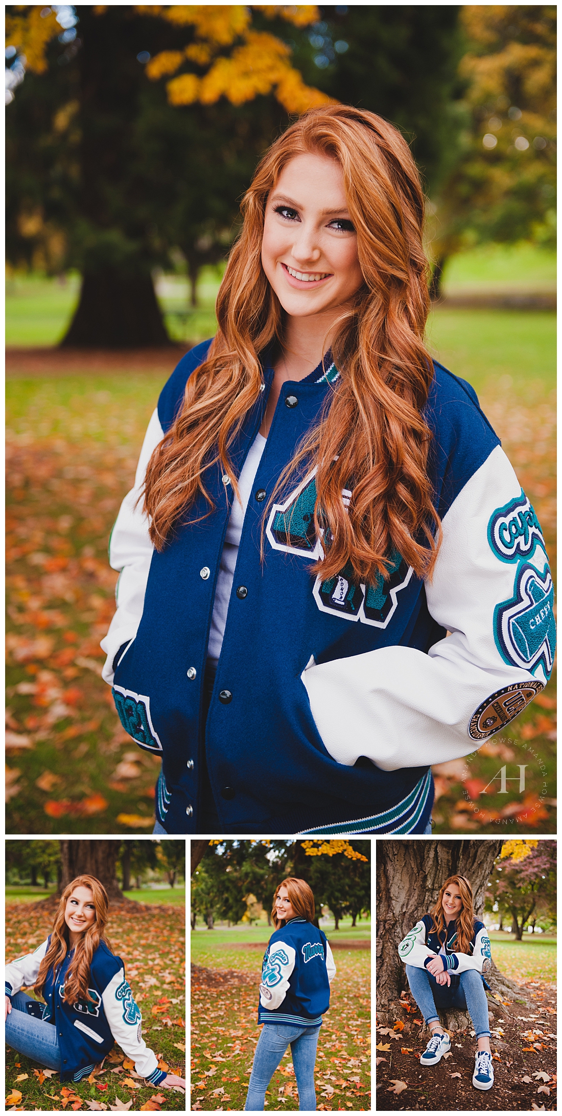 Cheerleading Portraits for High School Seniors in Tacoma | Senior Portraits, Senior Portrait Photography | Amanda Howse Photography | Tacoma's Best Senior Photographer