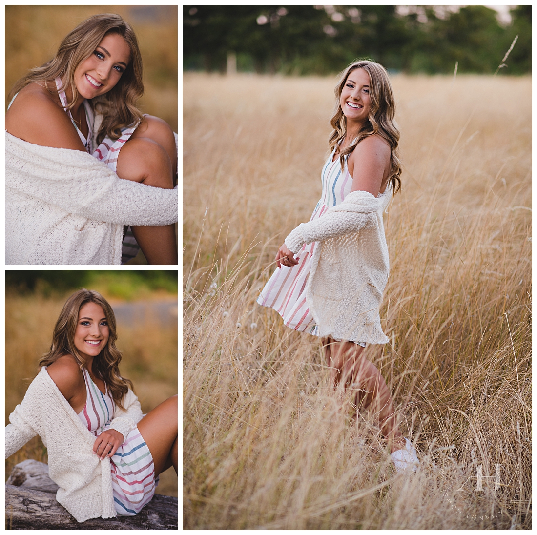 Rustic Senior Portraits in a Tall, Grassy Field | Photographed by the Best Tacoma Senior Photographer Amanda Howse