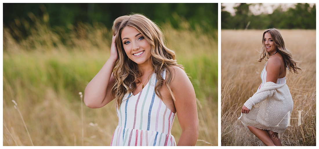 Candid Senior Portraits | How to Style an Outdoor Summer Session in Washington | Photographed by the Best Tacoma Senior Photographer Amanda Howse