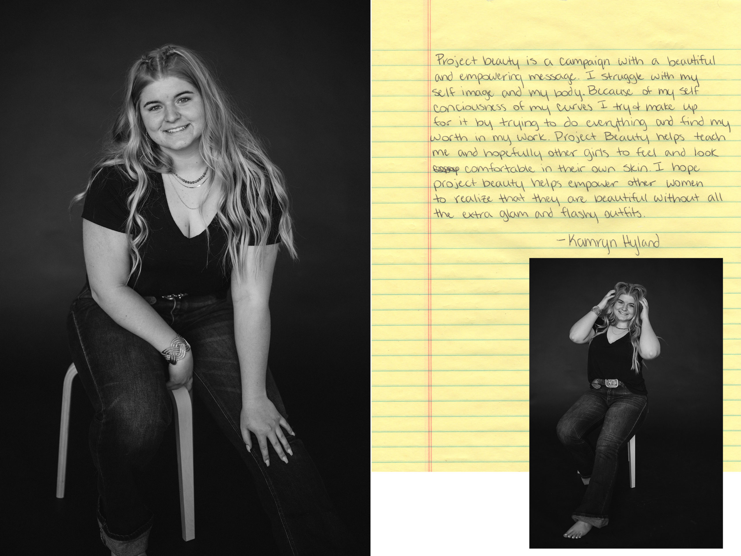 A High School Seniors Reflections on Embracing her Natural Beauty, Curves, and Self-Worth After Taking Part in Project Beauty 2021 | AHP Model Team | Photographed in Tacoma by Amanda Howse Photography