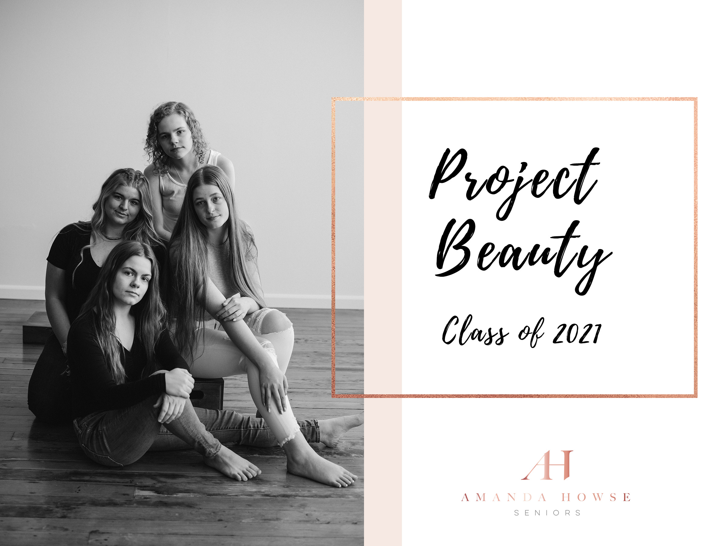 Project Beauty Campaign | AHP Class of 2021 Model Team | Photographed in Tacoma at Studio 253 by Amanda Howse Photography