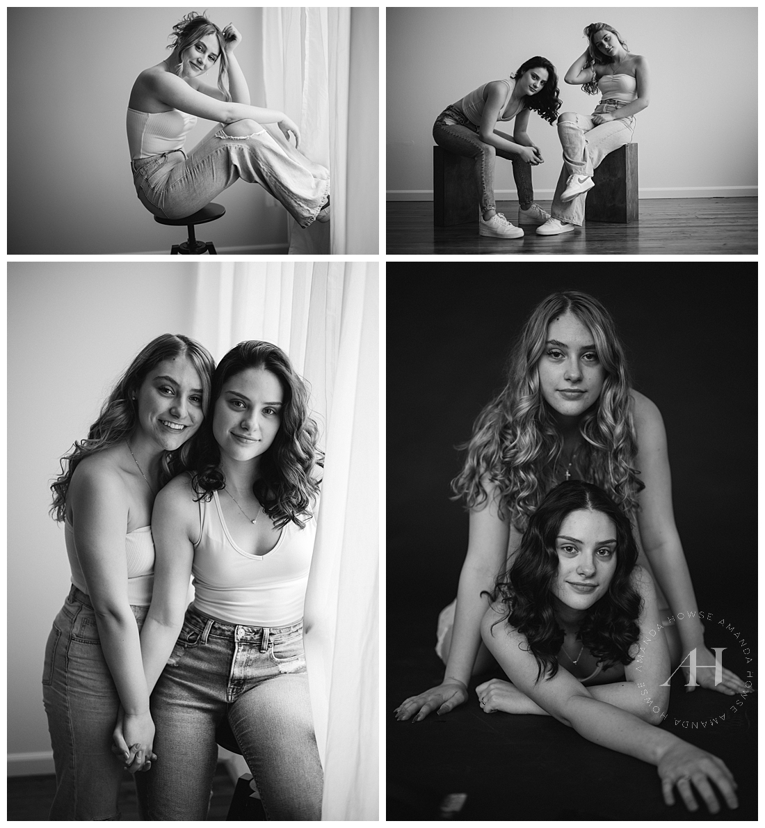Amanda Howse Photography | Project Beauty Campaign for High School Seniors, Embracing Natural Beauty, Black and White Portraits | Photographed by Amanda Howse Photography in Tacoma