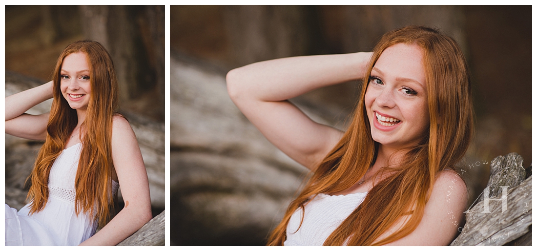 Modern Senior Portraits in Tacoma | Makeup Inspo for High School Seniors, How to Style Your Hair for Outdoor Senior Portraits | Amanda Howse Photography | Photographed by Tacoma's Best Senior Portrait Photographer 