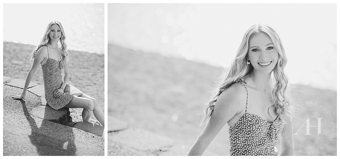 Beach Portraits for High School Seniors | Tacoma Senior Portraits, Lakewood Senior Portraits, Fort Steilacoom Portrait Session | Photographed by Amanda Howse Photography, Tacoma's Best Senior Photographer