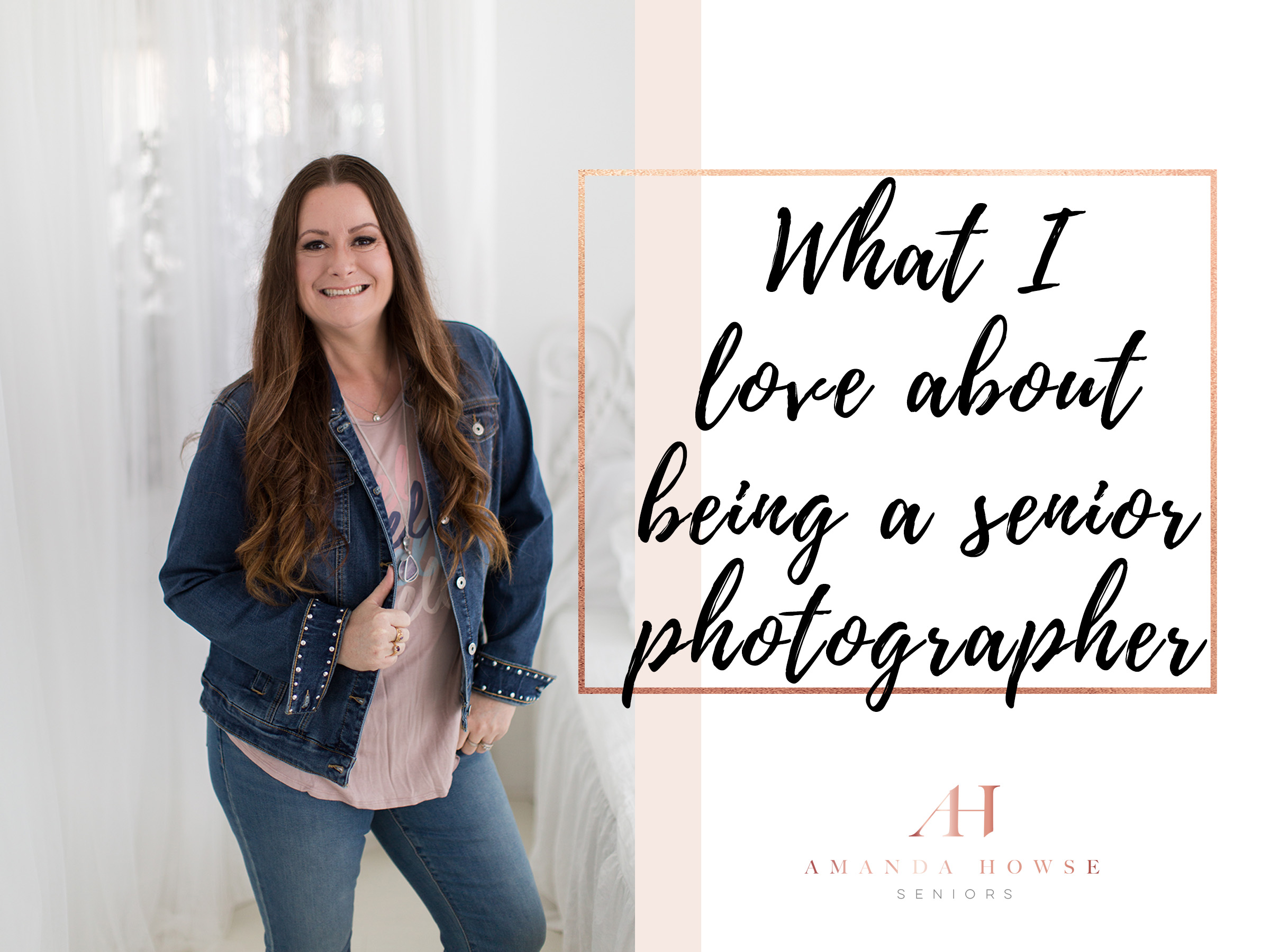 What I Love About Being a Senior Photographer | Amanda Howse, Tacoma Senior Photographer, shares a look behind the scenes at her studio
