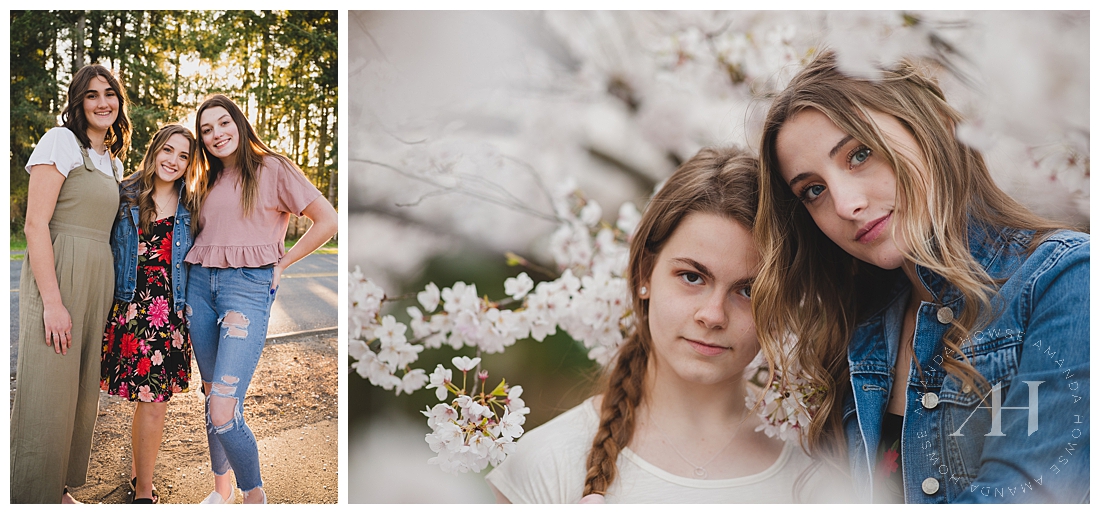 Spring Portraits with the Class of 2021 and 2022 AHP Model Team | How to Style Fun Themed Shoots for Your Model Team, Outfit Ideas for High School Seniors | Photographed by Tacoma's Best Senior Portrait Photographer Amanda Howse 