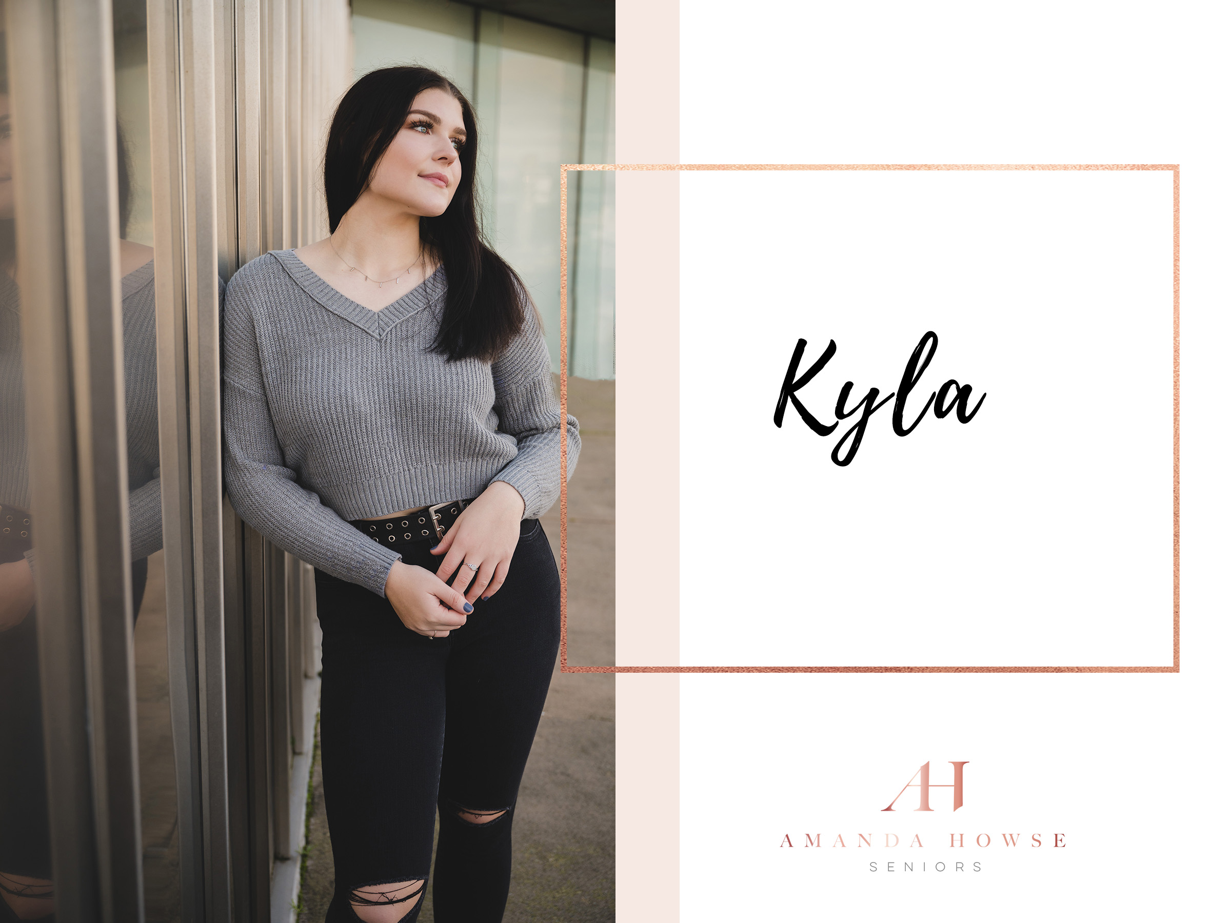 Tacoma Museum of Glass Winter Senior Portraits | Mini Senior Portrait Sessions in Tacoma | Photographed by Amanda Howse Photography
