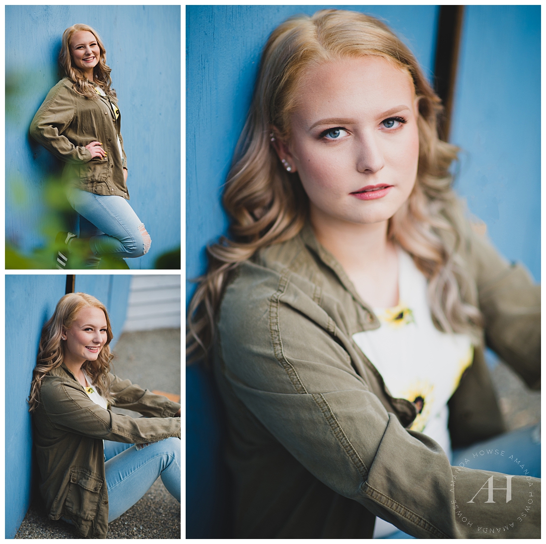 What to Wear for Outdoor Senior Portraits | Wearing Layers for Senior Portraits, Outfit Inspiration for Summer Portraits, Tukwila Senior Portraits | Photographed by the Best Tacoma Senior Portrait Photographer Amanda Howse Photography 