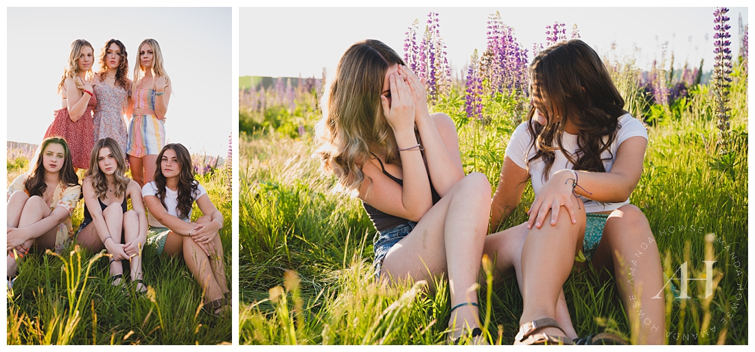 Cute Portraits of High School Senior Girls | Friendship Portraits, Pose Ideas for Senior Girls | Photographed by the Best Tacoma Senior Photographer Amanda Howse
