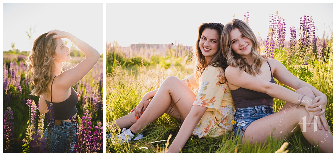 Summer Hair and Makeup Ideas | What to Wear for June Summer Portraits, Senior Portrait Ideas | Photographed by the Best Tacoma Senior Photographer Amanda Howse