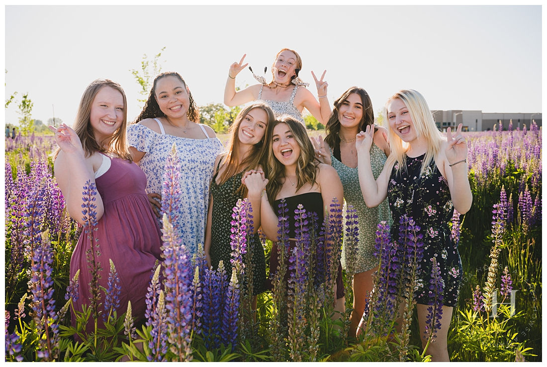 Candid Portraits of High School Senior Girls | Floral Dresses for Senior Portraits, Cute Outfit Ideas, Pose Ideas, Hair and Makeup Inspiration | Photographed by the Best Tacoma Senior Photographer Amanda Howse