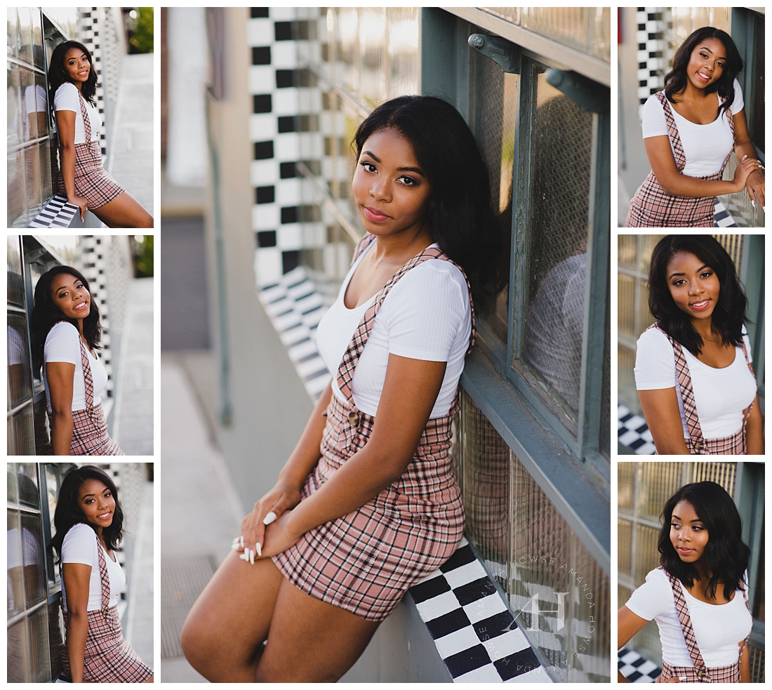 Modern Senior Portraits | How to Style a Plaid Jumper, Clueless Inspired Fashion, Outfit Inspo for Seniors | Photographed by Tacoma Senior Photographer Amanda Howse Photography