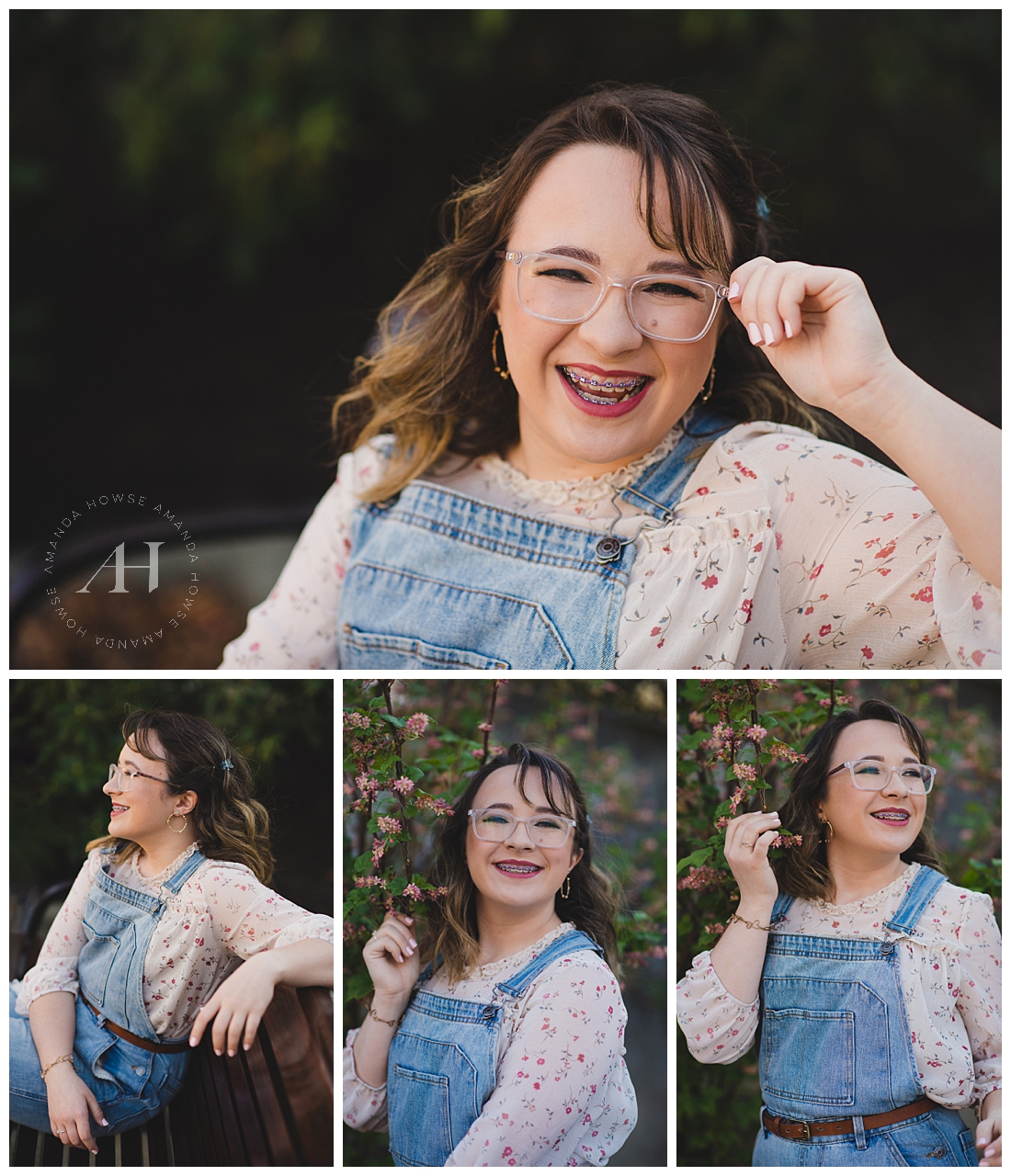 Candid Senior Portraits | Pose Ideas for High School Seniors, Spring Outfit Ideas, Cute Senior Portraits | Photographed by the Best Tacoma Senior Photographer Amanda Howse Photography
