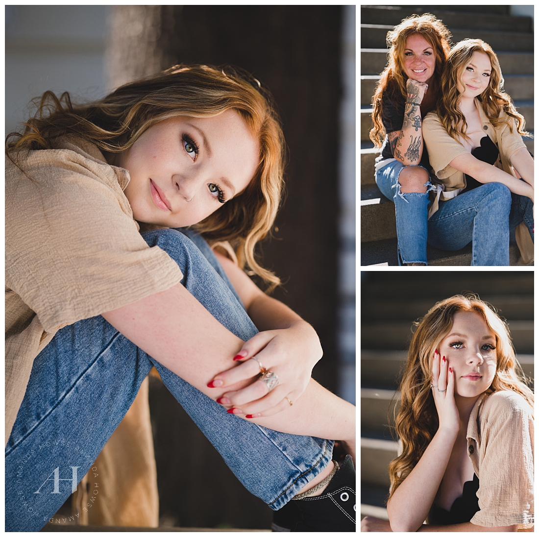 Senior Portraits | Casual Outfit Ideas, Hair and Makeup Ideas for Senior Photos  | Photographed by the Best Tacoma Senior Portrait Photographer Amanda Howse Photography