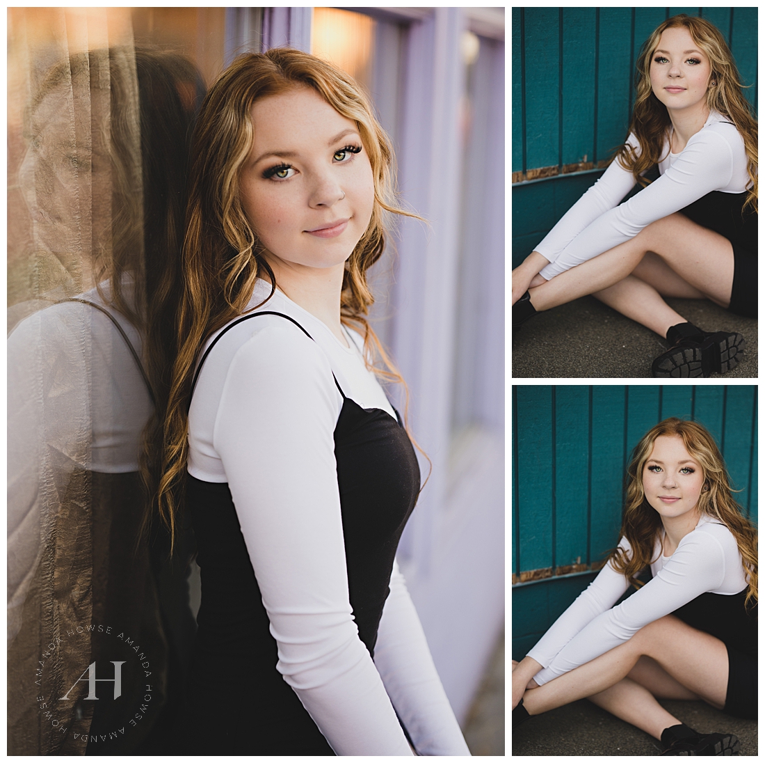 90s Inspired Senior Portraits | Senior Photos with Vintage Style  | Photographed by the Best Tacoma Senior Portrait Photographer Amanda Howse Photography