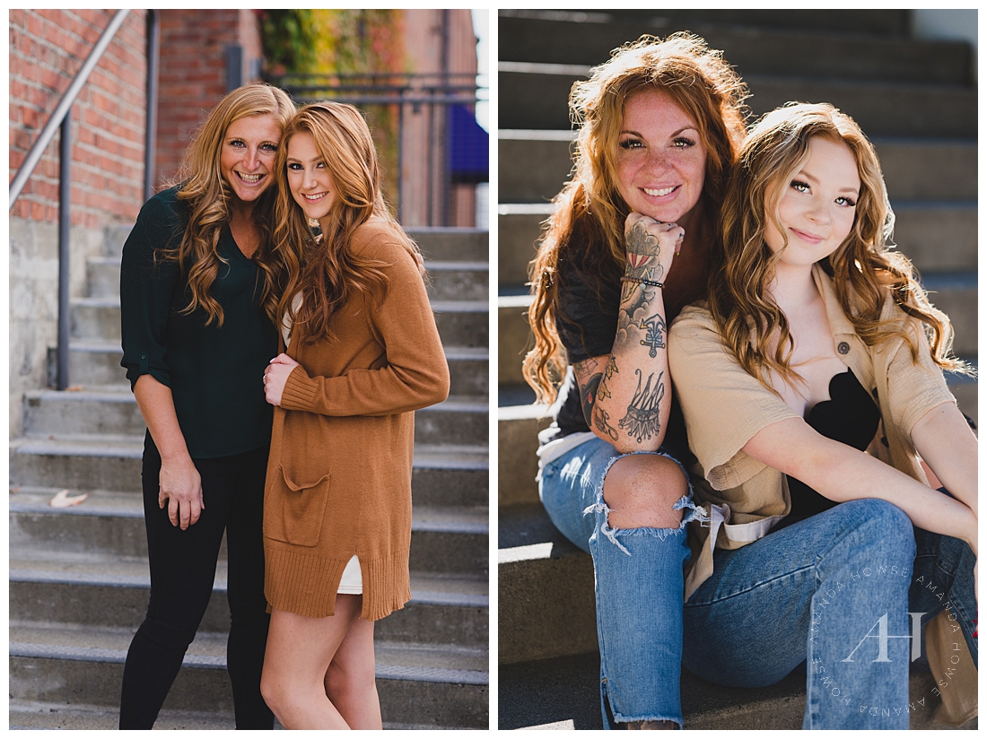 Mother-Daughter Portraits in Tacoma | Ideas for How to Have a Great Senior Year, Advice for Parents | Photographed by the Best Tacoma Senior Portrait Photographer Amanda Howse Photography 