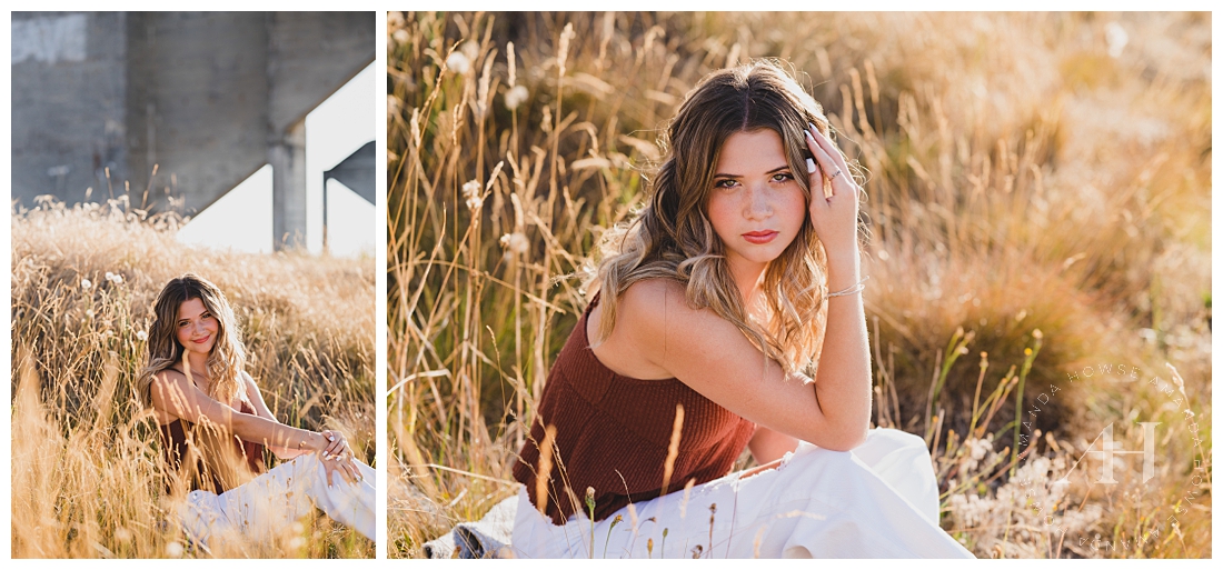 Tacoma Senior Portraits in July | How to Style a PNW Summer Portrait Session | Photographed by Tacoma's Best Senior Photographer Amanda Howse Photography
