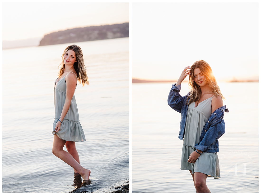 Beachy Senior Portraits in the PNW | Chambers Bay Senior Portrait, Senior Portrait Inspiration | Photographed by Tacoma's Best Senior Photographer Amanda Howse Photography