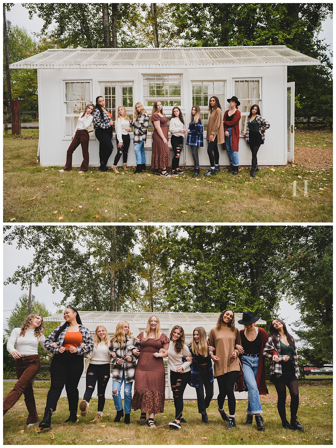 Fall-Themed Portraits at Wild Hearts Farm | What to Wear for Fall Senior Portraits, How to Style a Fall PNW Portrait Session | Photographed by the Best Tacoma Senior Portrait Photographer Amanda Howse Photography