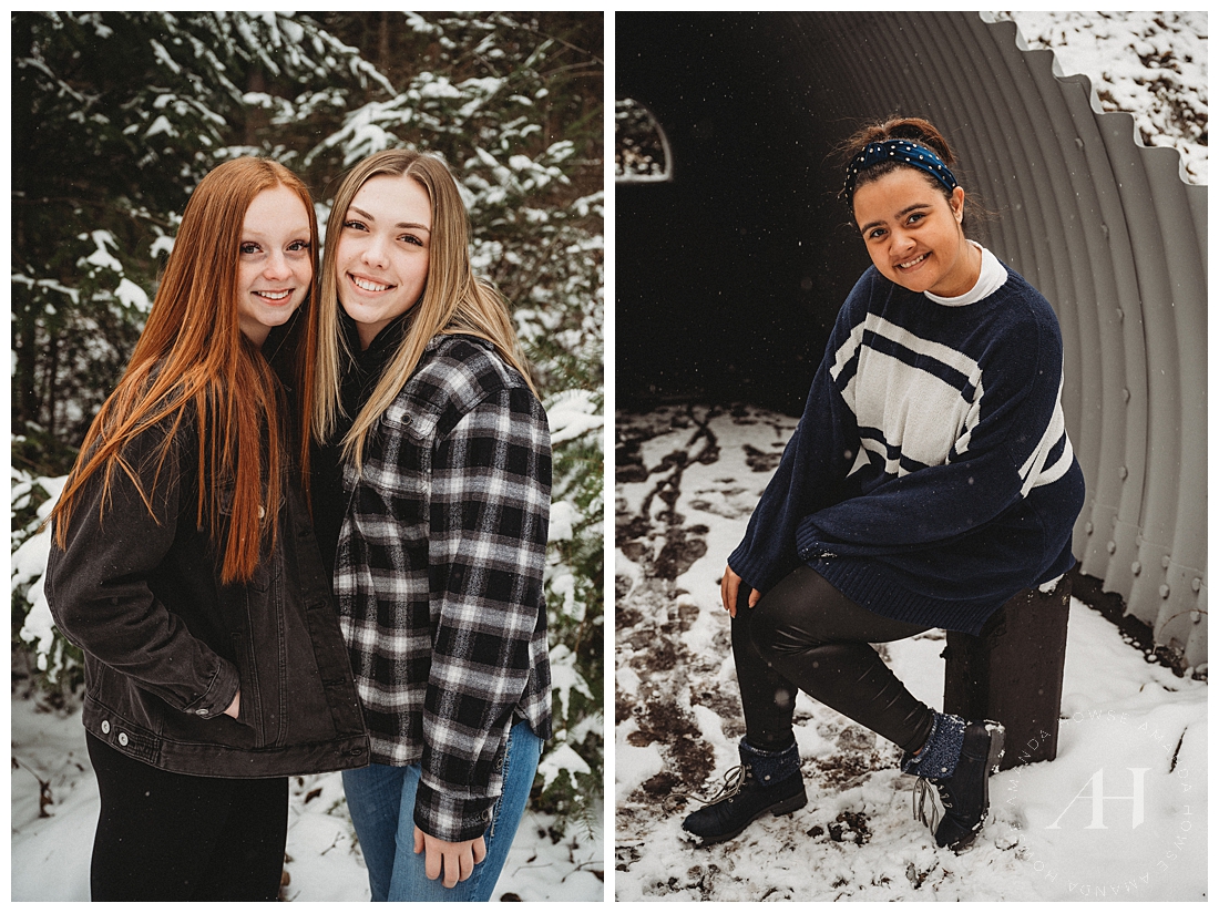 Pose Ideas for Senior Girls | AHP Model Team | Photographed by the Best Tacoma Senior Photographer Amanda Howse Photography 
