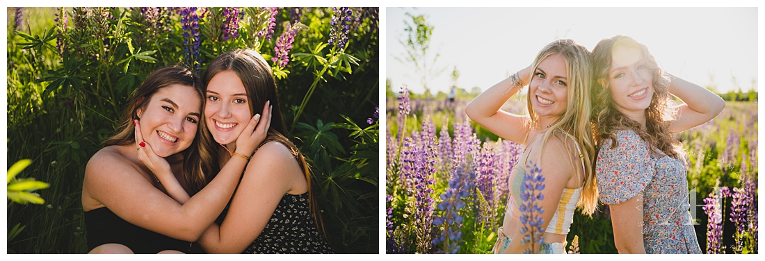 Senior Portraits with Wildflowers | AHP Model Team | Photographed by the Best Tacoma Senior Photographer Amanda Howse Photography 