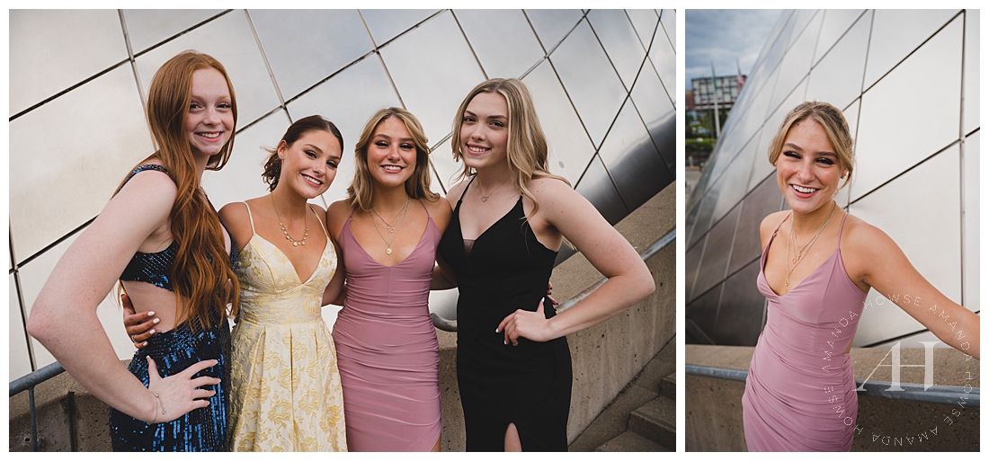 How to Take Prom Portraits with Friends | AHP Model Team | Photographed by the Best Tacoma Senior Photographer Amanda Howse Photography 