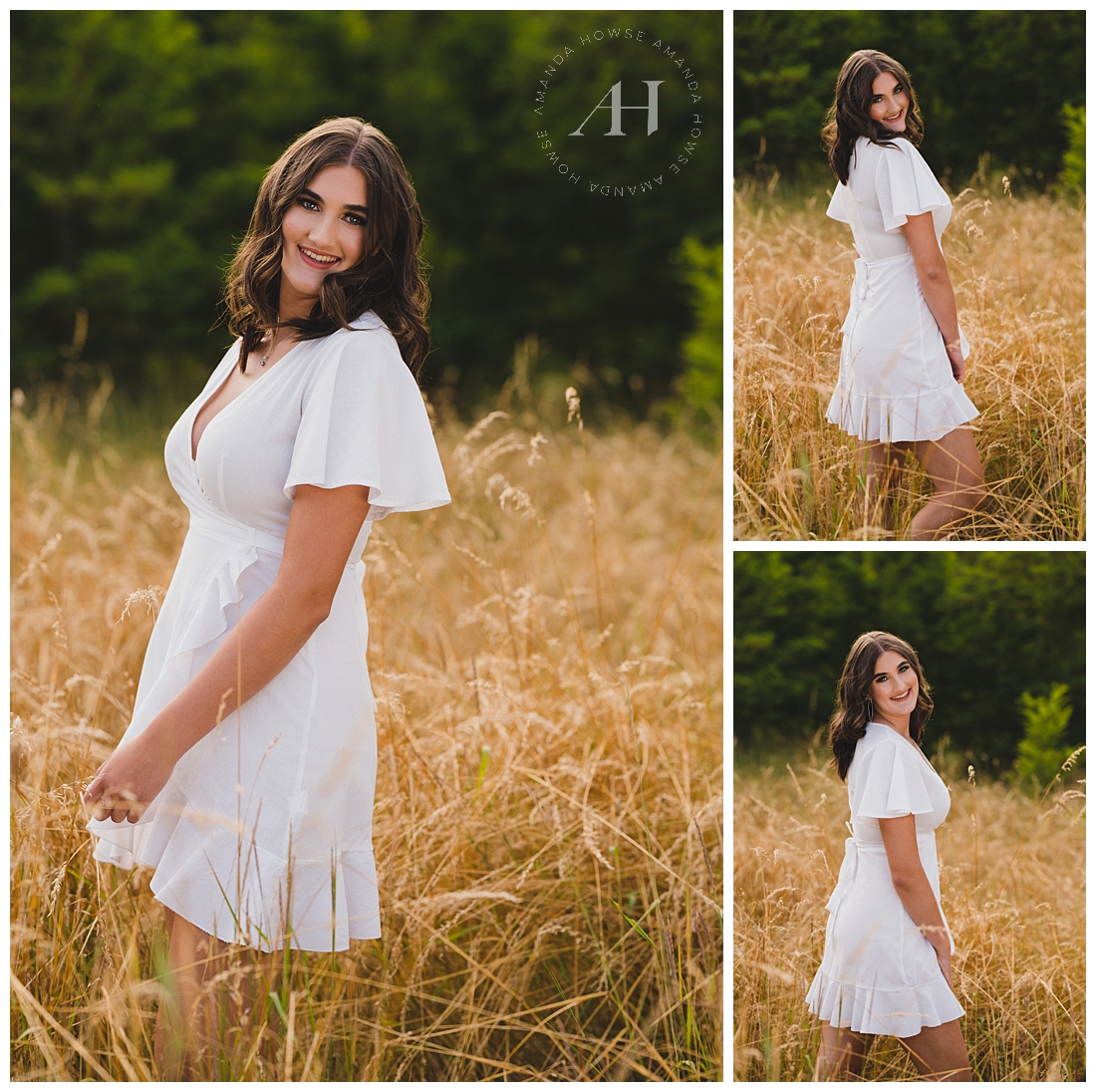 Senior Portraits in a Wheat Field | Rustic Senior Photos, Outfit Inspo for Summer Portraits, Tacoma Senior Portraits | Photographed by the Best Tacoma Senior Photographer Amanda Howse Photography