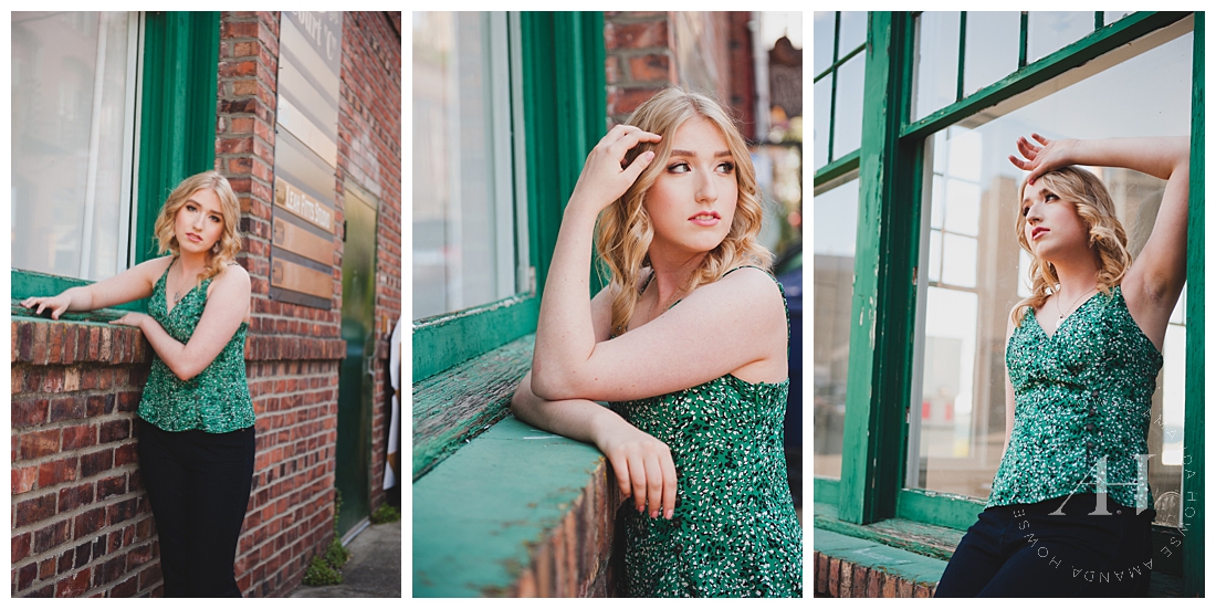 Opera Alley Senior Portraits | Vibrant City Portrait for Seniors | Photographed by the Best Tacoma Senior Portrait Photographer Amanda Howse Photography