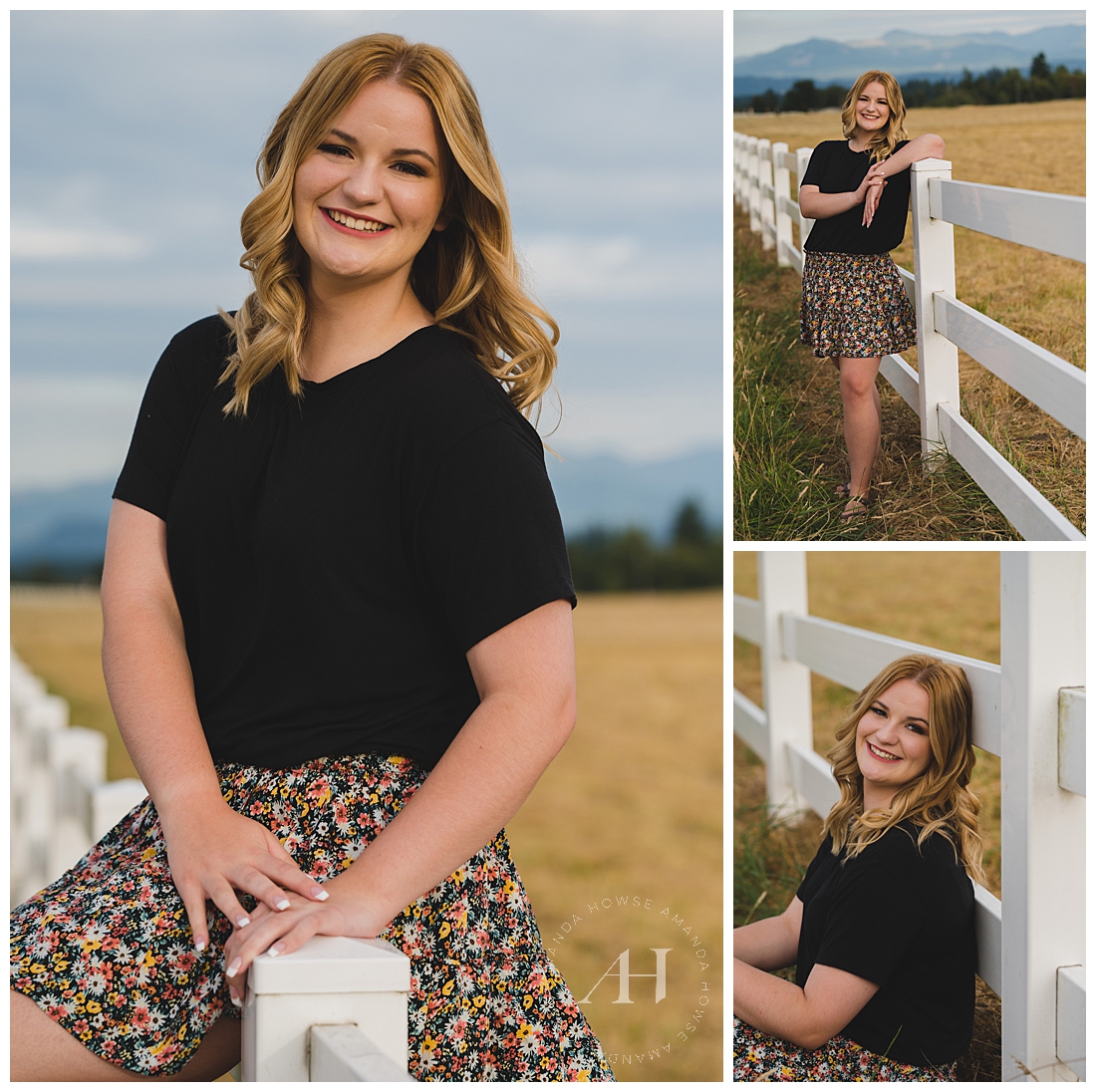 Natural Senior Portraits in Wheat Fields | Rustic Senior Portraits | Photographed by the Best Tacoma Senior Photographer Amanda Howse Photography