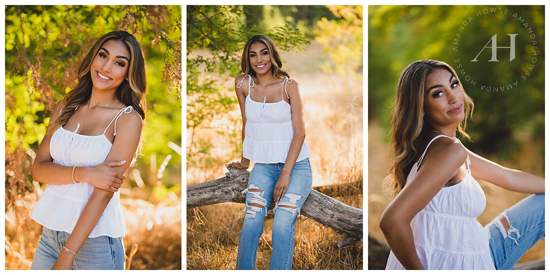 Late Summer Locations in Tacoma for Natural Senior Pictures | How To Pose in Natural Settings | Photographed by the Best Tacoma Senior Photographer Amanda Howse Photography