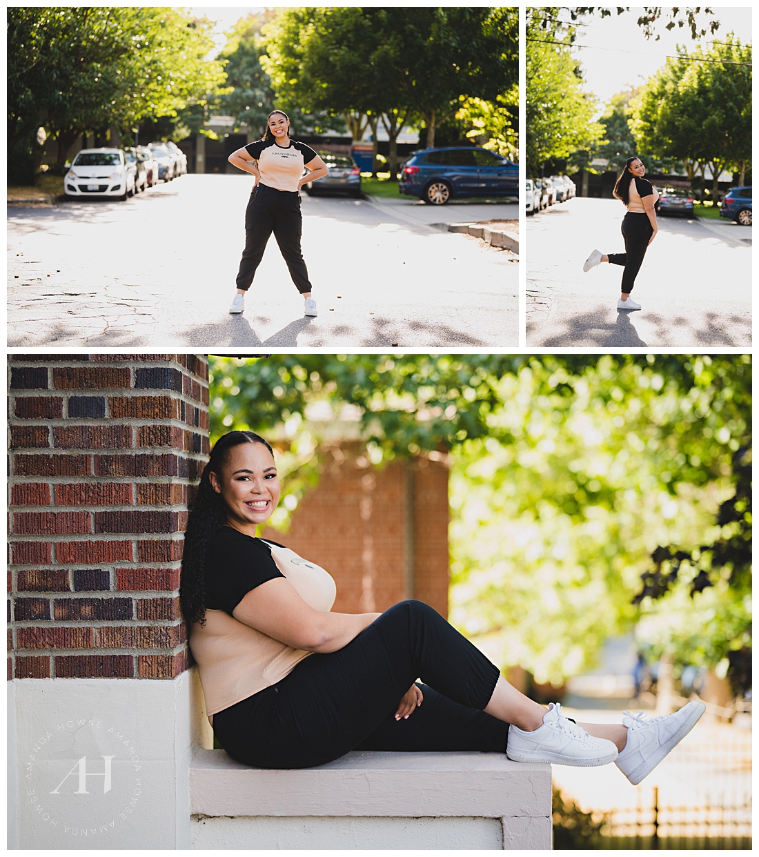 Senior Session in the Street| Cute Poses for Urban Shoots | Photographed by the Best Tacoma Senior Photographer Amanda Howse Photography