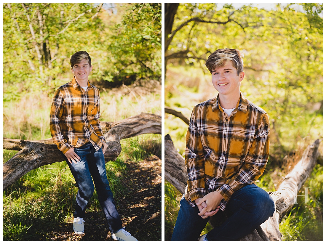 Outdoor Senior Portraits For Guys | Fall in Tacoma, Ft. Stilly High School Photos | Photographed by the Best Tacoma Washington Senior Photographer Amanda Howse Photography
