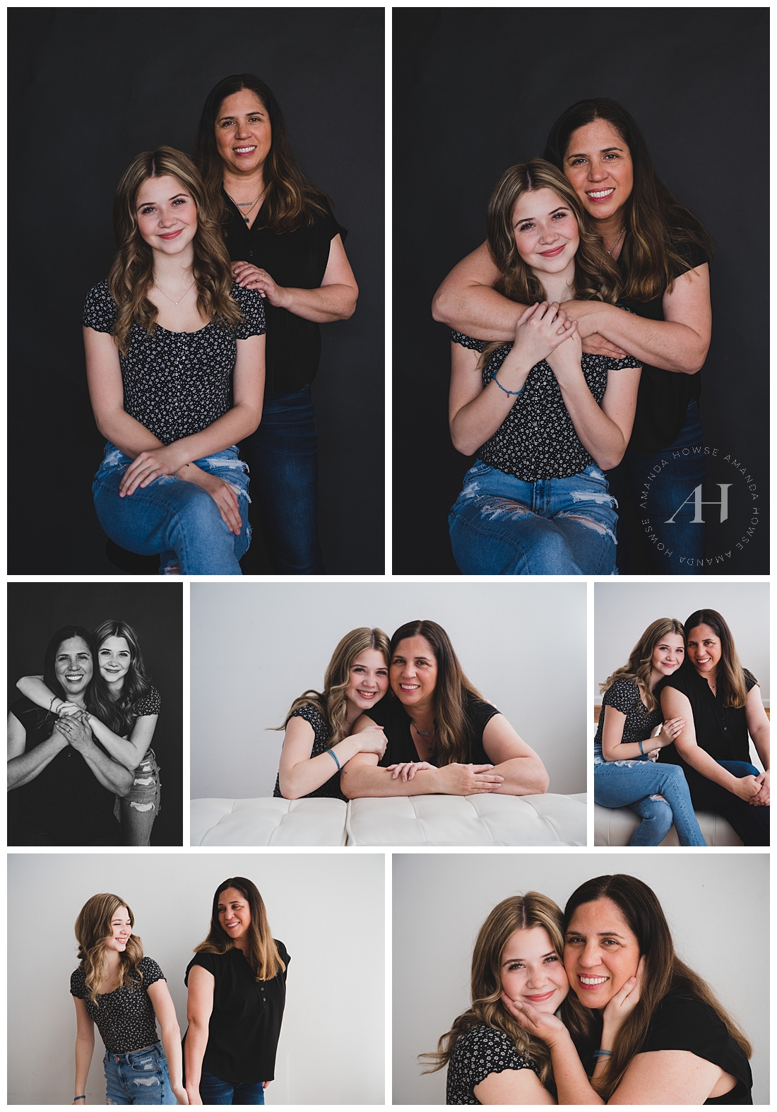 Mother's Day Photoshoot Ideas in Tacoma | Cute Poses For Mom and Daughter | Photographed by the Best Tacoma Washington Senior Photographer Amanda Howse Photography