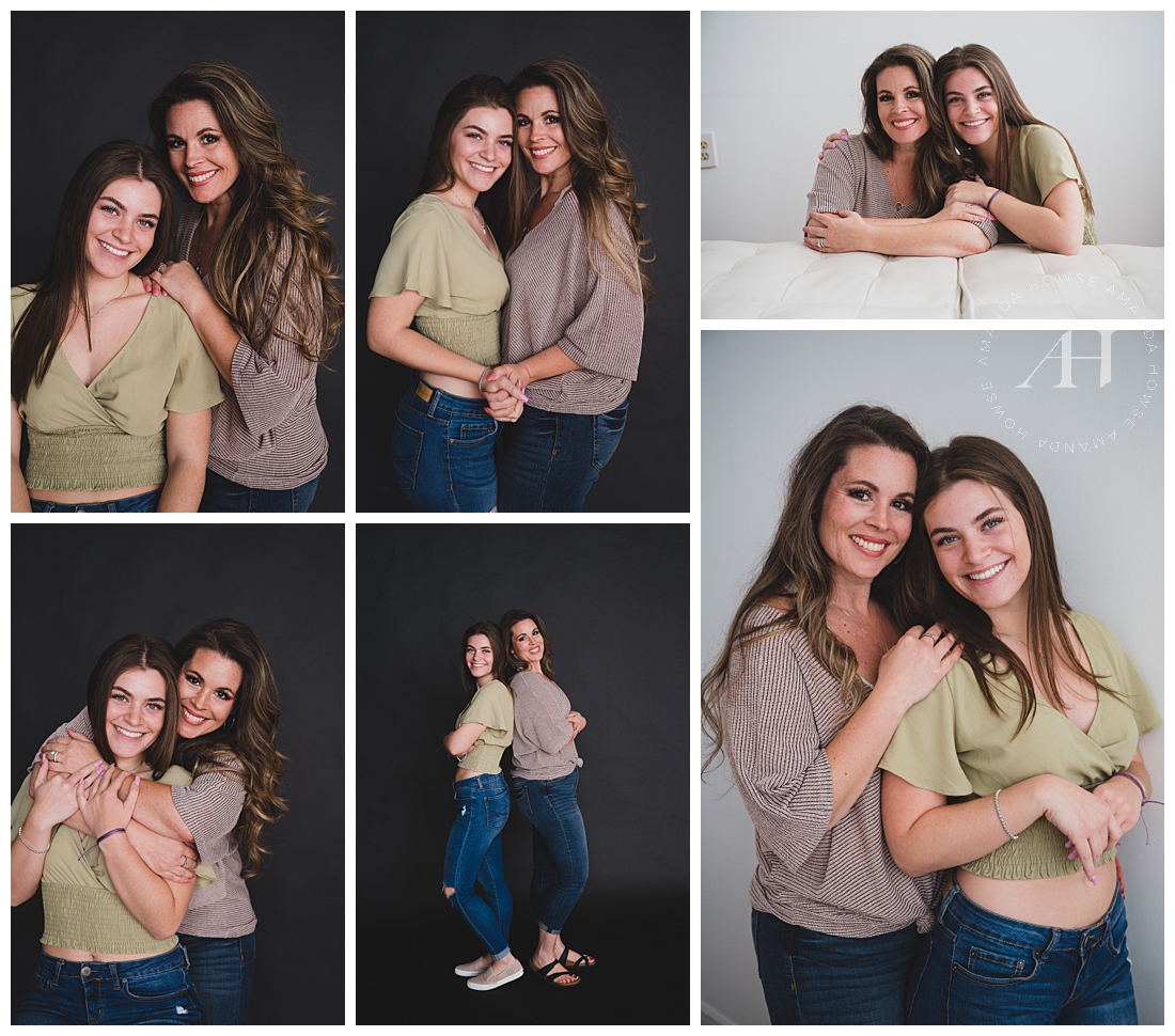 Mommy and Me Portrait Session Before High School Graduation | Cute Mother's Day Gift Ideas | Photographed by the Best Tacoma Washington Senior Photographer Amanda Howse Photography
