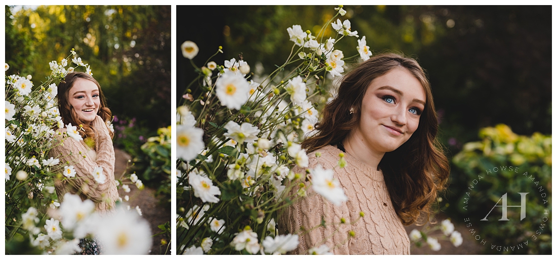 Rowan | Blossom and Blue Eyes Senior Portraits | Photographed by the Best Tacoma, Washington Senior Photographer Amanda Howse Photography