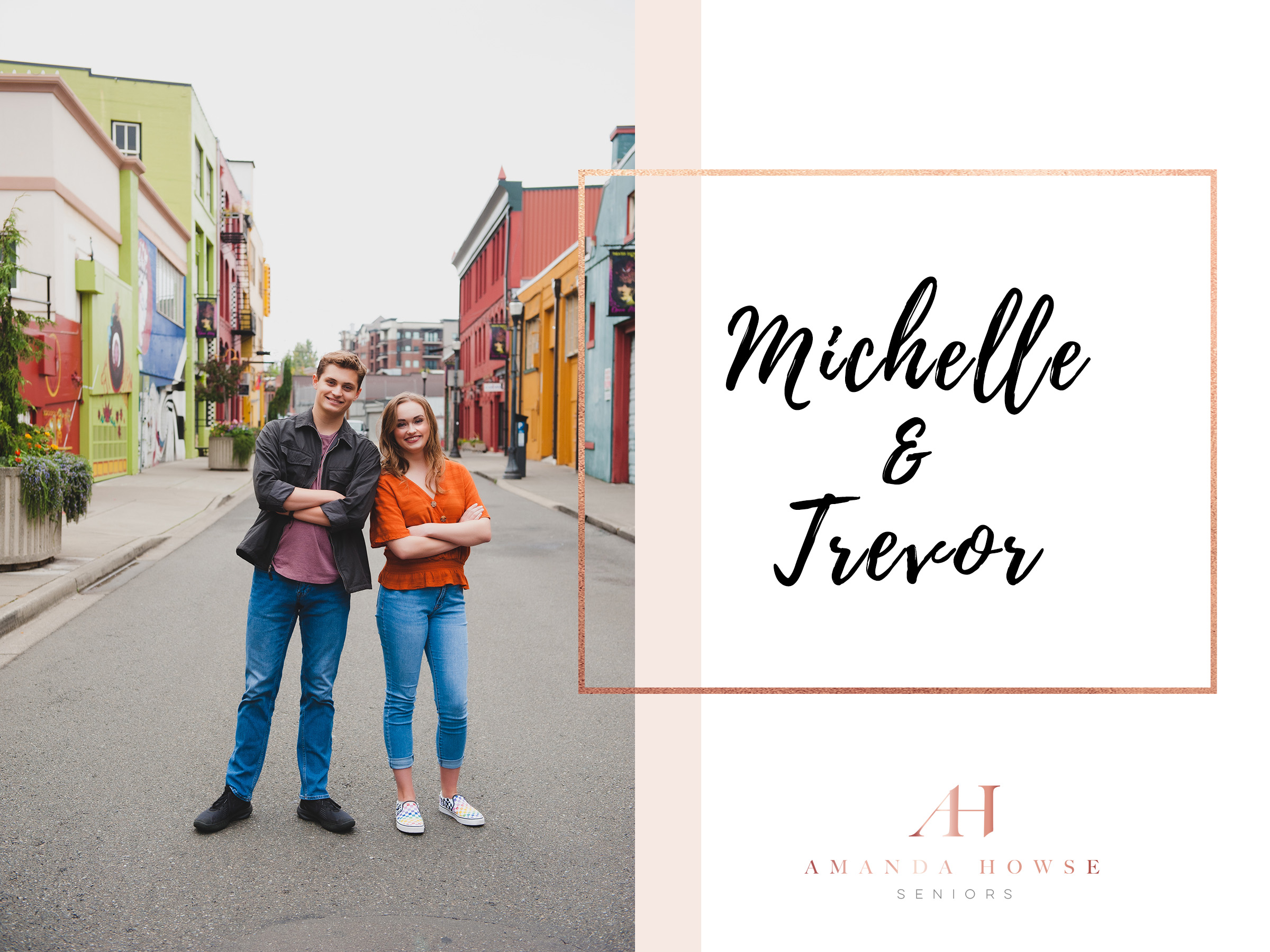 Twin Portraits at Opera Alley | Amanda Howse Photography