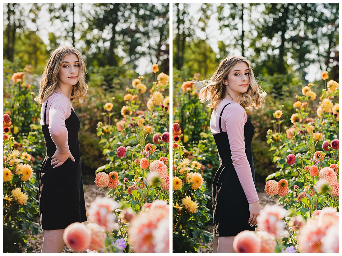 Senior Photos with PNW Flowers | Photographed by the Best Tacoma, Washington Senior Photographer Amanda Howse Photography