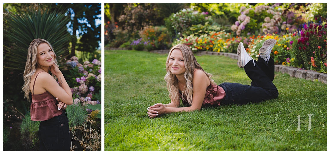 Relaxed Senior Poses with Cute Converse | Senior Style Guide | Photographed by the Best Tacoma, Washington Senior Photographer Amanda Howse Photography