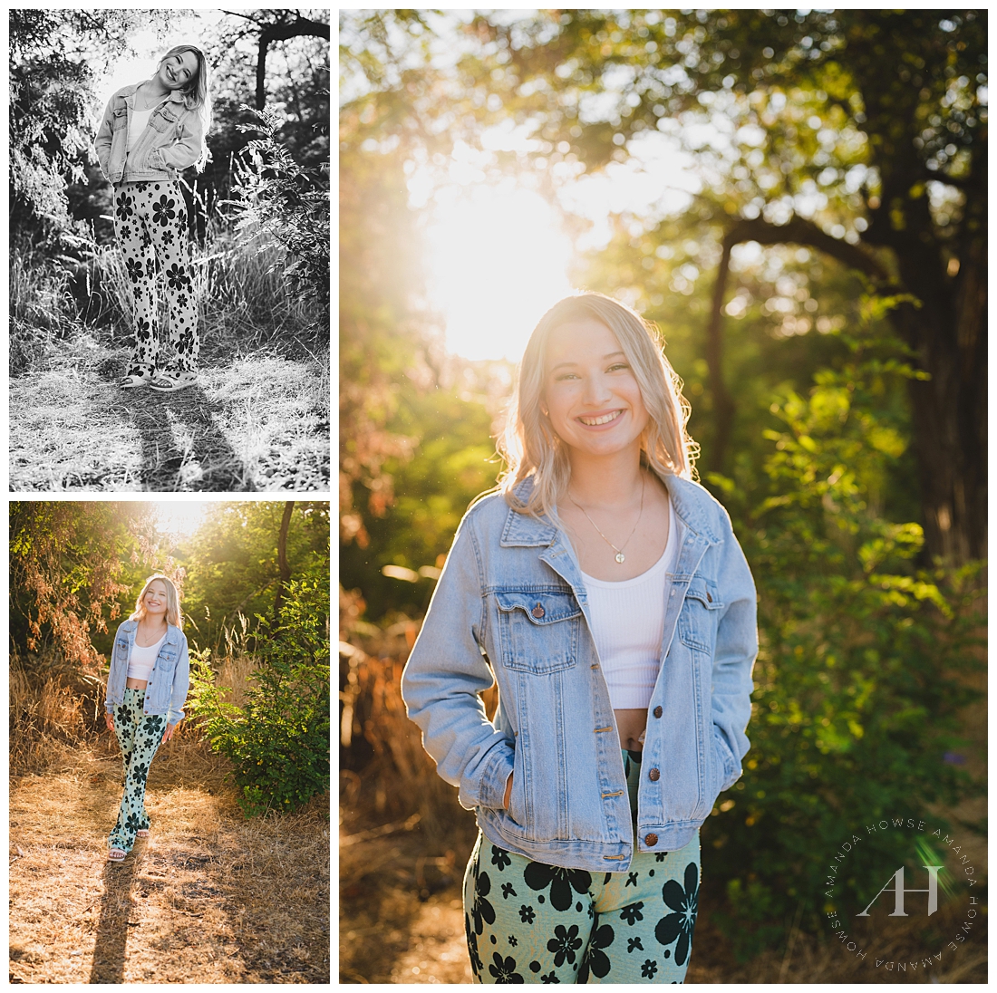 Stunning Golden Hour Senior Portraits | Summertime Seniors | Photographed by the Best Tacoma, Washington Senior Photographer Amanda Howse Photography
