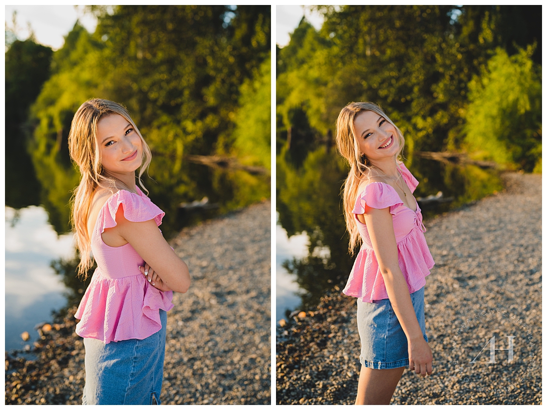 Sweet Summertime Senior Portraits at Ft. Stilly Waterfront | Photographed by the Best Tacoma, Washington Senior Photographer Amanda Howse Photography
