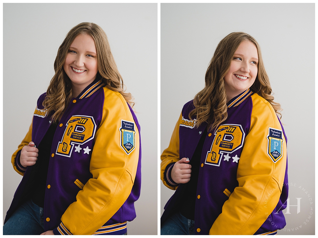 High School Senior Portraits in Studio | Student Who Volunteer | Photographed by the Best Tacoma, Washington Senior Photographer Amanda Howse Photography