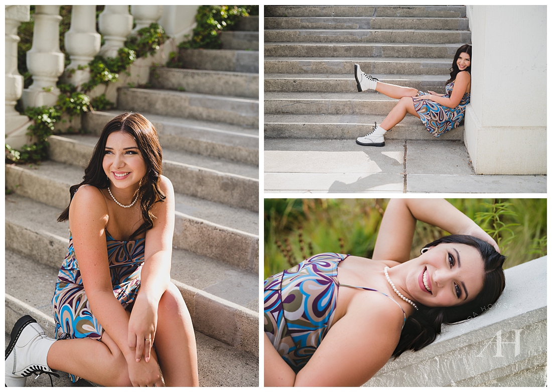 Doc Martens and Summer Dresses | Summer Senior Portraits | Photographed by the Best Tacoma, Washington Senior Photographer Amanda Howse Photography