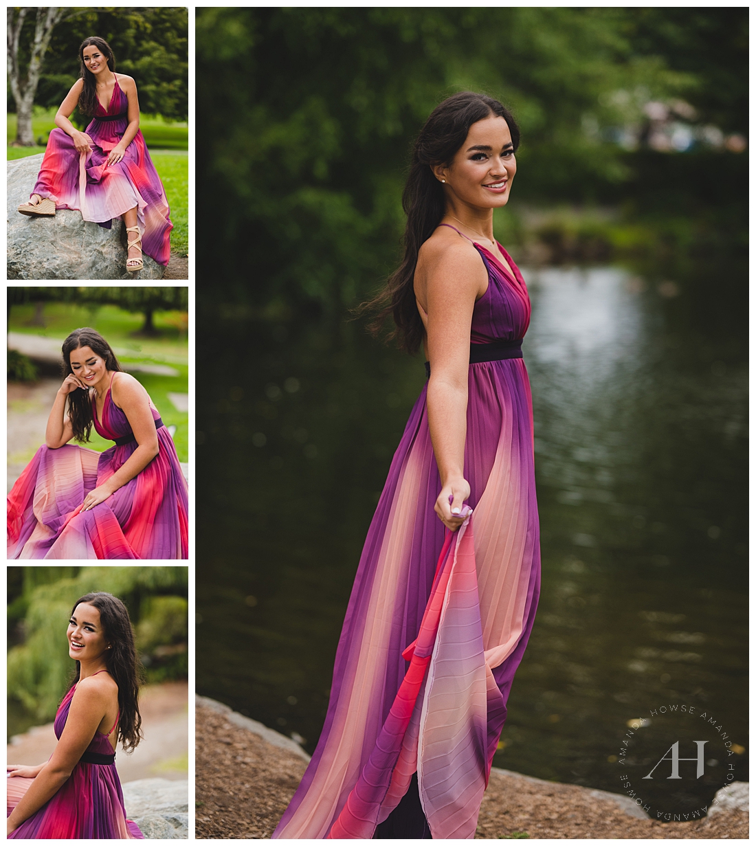 Colorful Summer Senior Portraits in Wrights Park | Photographed by the Best Tacoma, Washington Senior Photographer Amanda Howse Photography