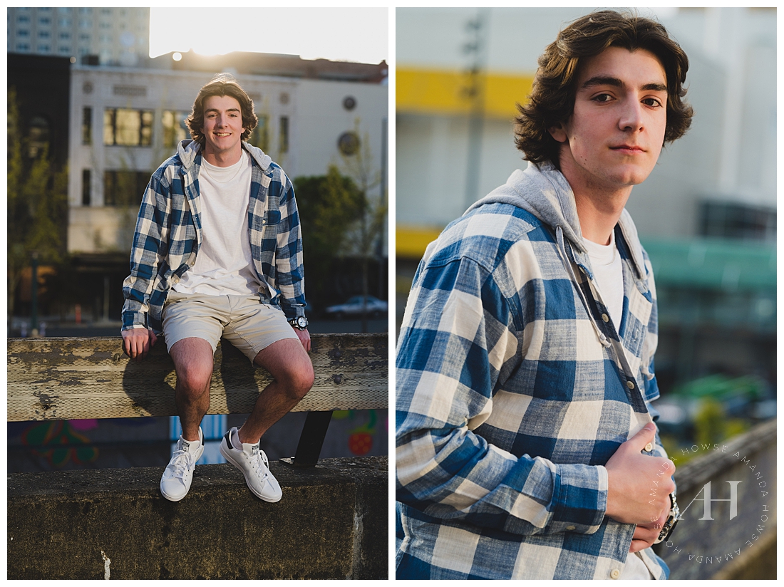 Casual Outfit Ideas For High School Seniors | Photographed by the Best Tacoma, Washington Senior Photographer Amanda Howse Photography