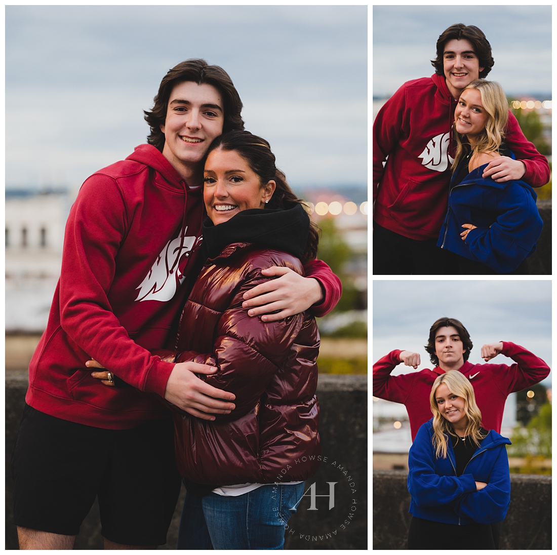 Cute Mother and Son Portraits During Senior Year | Photographed by the Best Tacoma, Washington Senior Photographer Amanda Howse Photography